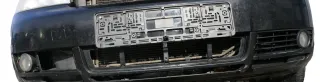 Audi A4 8E B6 Kombi Avant Stoßstange vorne mit Spoiler schwarz LY9B - Bild 6