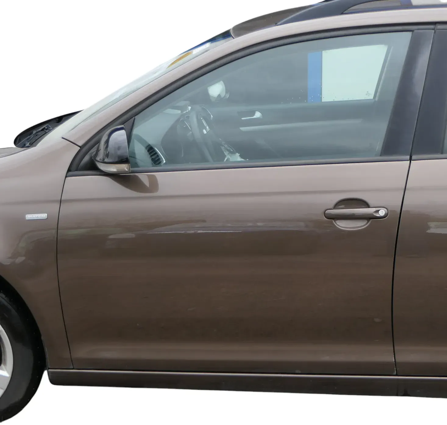 Golf 5 + 6 AJ5 nur Kombi /Variant Tür vorne links Fahrertür braun LH8Z -ohneAnba - Bild 1