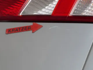 Fabia 6Y6 Schrägheck Heckklappe Kofferraumklappe hinten grau silber LF7T Scheibe - Bild 12