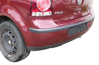 VW Polo 9N 9N3 Stoßstange Heckstoßstange hinten rot LC3R - Einparkhilfe PDC - Bild 8