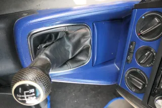Golf 4 Bora Mitteltunnel Becherhalter Lüftungsdüse Dekor blau ++ selbst lackiert - Bild 7