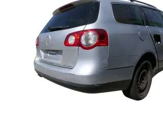 VW Passat 3C Kombi Stoßstange hinten Heckstoßstange Stoßfänger silber grau LA7W - Bild 3
