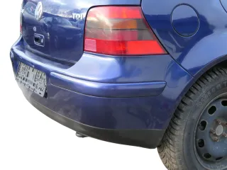 VW Golf 4 Limousine Stoßstange hinten Heckstoßstange Stoßfänger blau LB5N - Bild 16