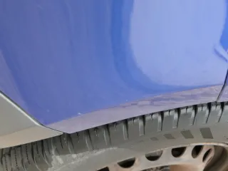 VW Golf 5 1K Limousine Stoßstange hinten Heckstoßstange blau LC5J - Bild 7