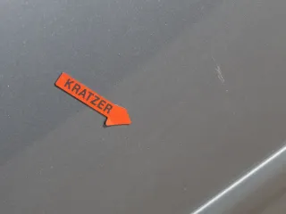 Golf 5 V 1K Tür Türrahmen hinten rechts 4/5-Türer grau LA7T -ohneAnbautei - Bild 8