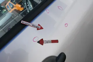 VW Lupo Seat Arosa Tür vorne rechts Beifahrertür silber grau LS7N (für elektr.Fe - Bild 7