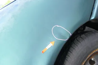 VW Sharan Kotflügel rechts vorne grün LC6P bis ca. Ende 1999 passend - Bild 3