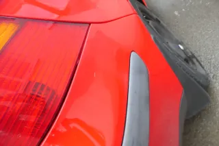 VW Golf 4 Limousine Stoßstange hinten Heckstoßstange Stoßfänger rot LP3G - Bild 10