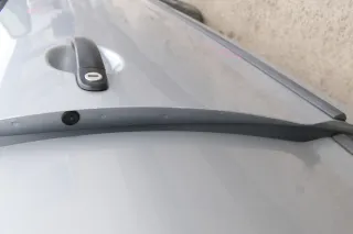 VW Fox 5Z Tür vorne rechts Beifahrertür silber LA7W grau - Bild 5