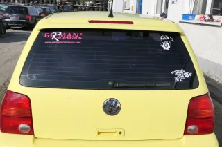 VW Lupo 6X Heckklappe Klappe Kofferraumklappe Scheibe gelb LD1B Spoiler Tuning - Bild 1
