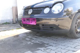 VW Polo 9N Stoßstange Frontstoßstange vorne schwarz LC9Z SWR - Bild 3