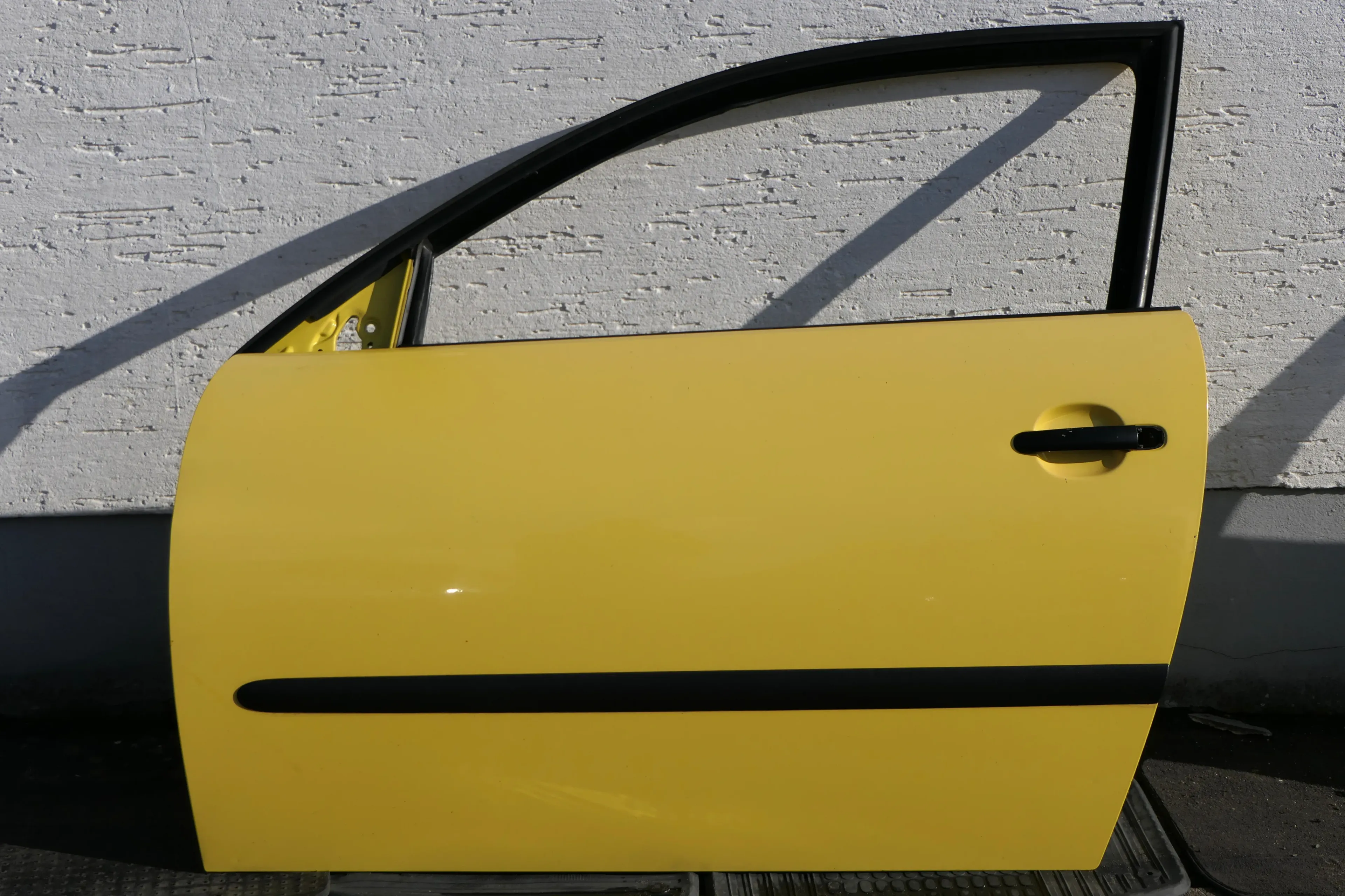 Seat Ibiza 6L Tür Fahrertür 3-Türer vorne links gelb LS1H - Bild 1