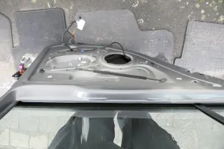 VW Golf 5 V 1K Tür Türblatt hinten links 4/5-Türer grau LA7T mit Scheibe - Bild 2