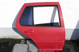 VW Golf 4 Limousine Tür hinten rechts rot LP3G (KEINkombi) - Bild 1
