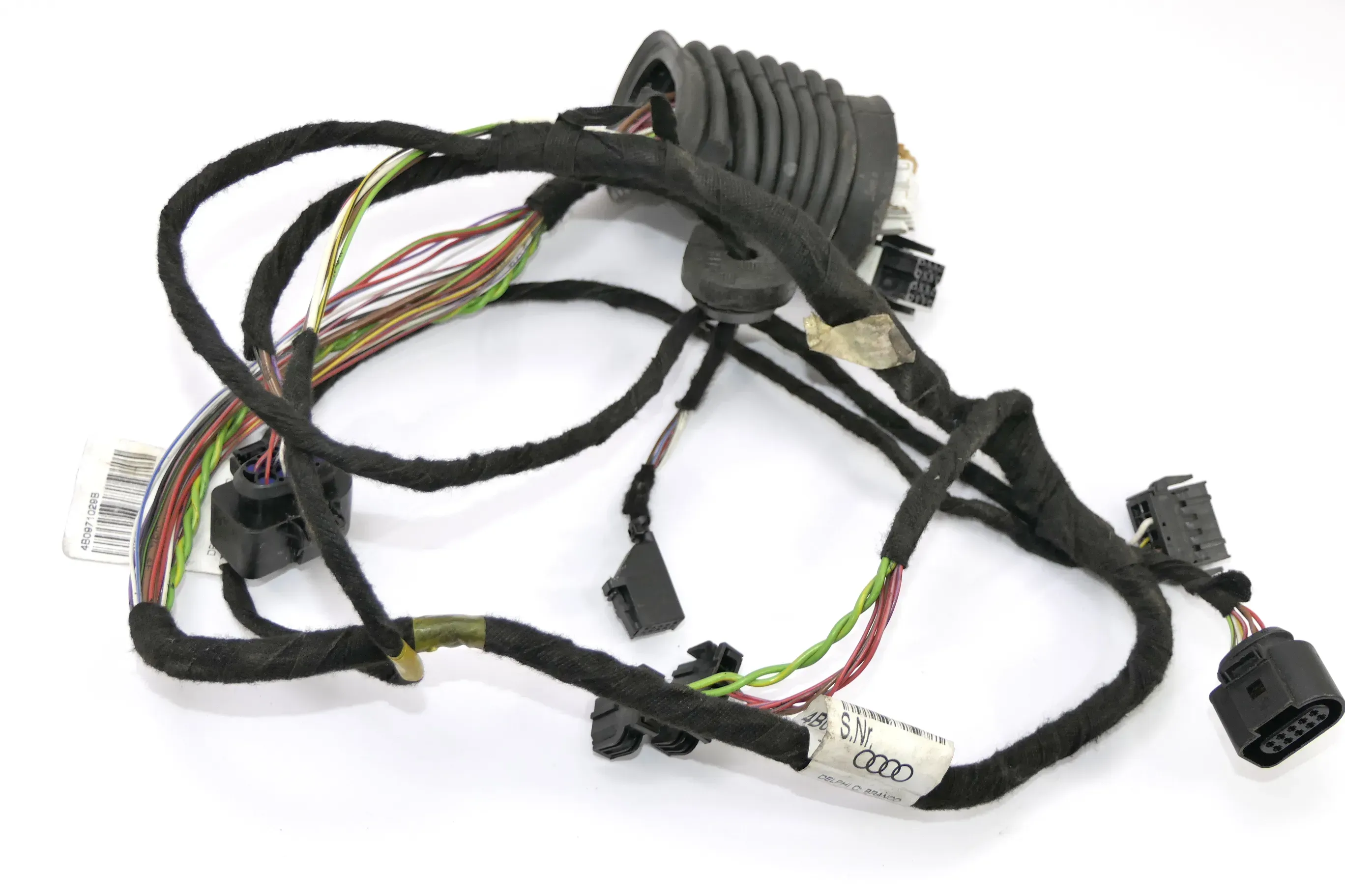 Audi A6 4B Kabelbaum Tür Türkabelbaum ZV vorne links 4B0971029B - Bild 1