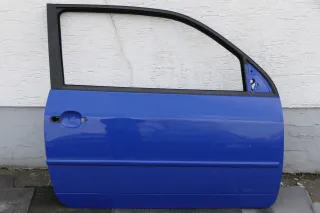 VW Lupo Seat Arosa Tür vorne rechts Beifahrertür blau LW5Z (für elektr.Fenster - Bild 1
