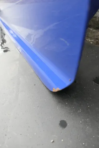 VW Golf 4 Tür vorne links Fahrertür 2/3-Türer blau LW5Z - Bild 6