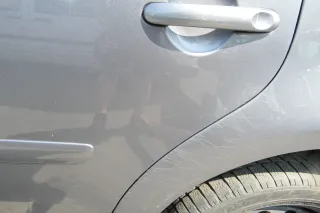 VW Touran 1T 1T3 Tür hinten links grau LD7X mit Scheibe - Bild 4