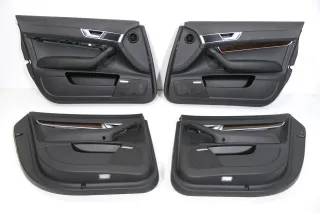 4x Audi A6 4F Türverkleidung Verkleidung Tür vorne hinten Leder S-line - Bild 1