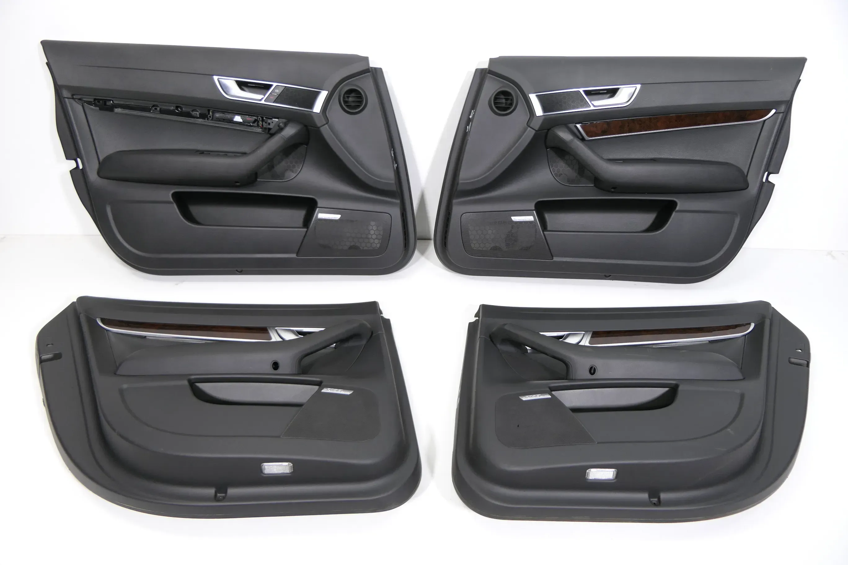 4x Audi A6 4F Türverkleidung Verkleidung Tür vorne hinten Leder S-line - Bild 1