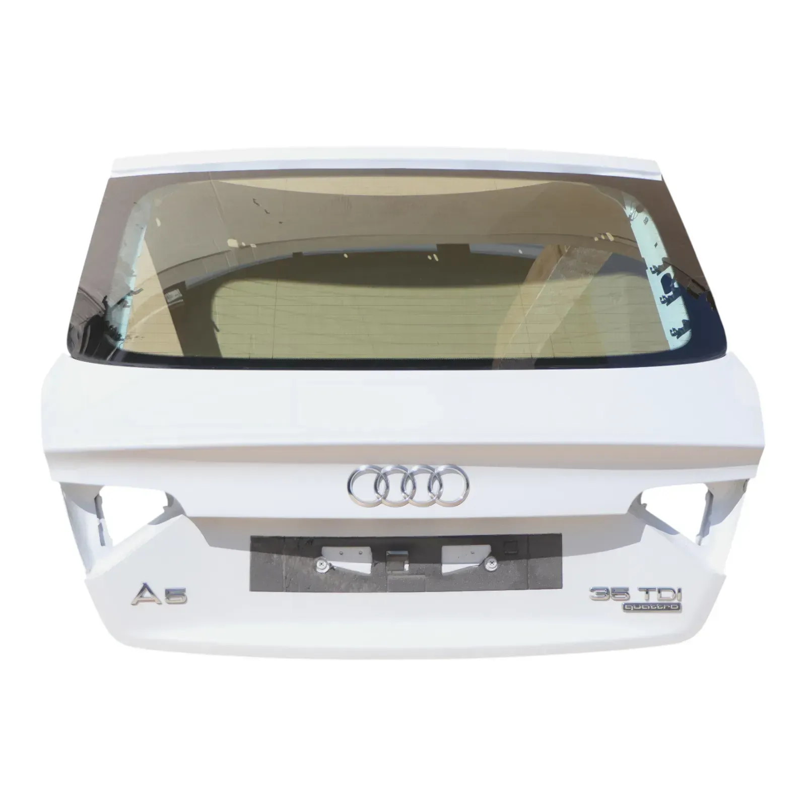 Audi A5 8T Heckklappe Kofferraumdeckel weiß LS9R Facelift ORIGINAL von NEUWAGEN - Bild 1
