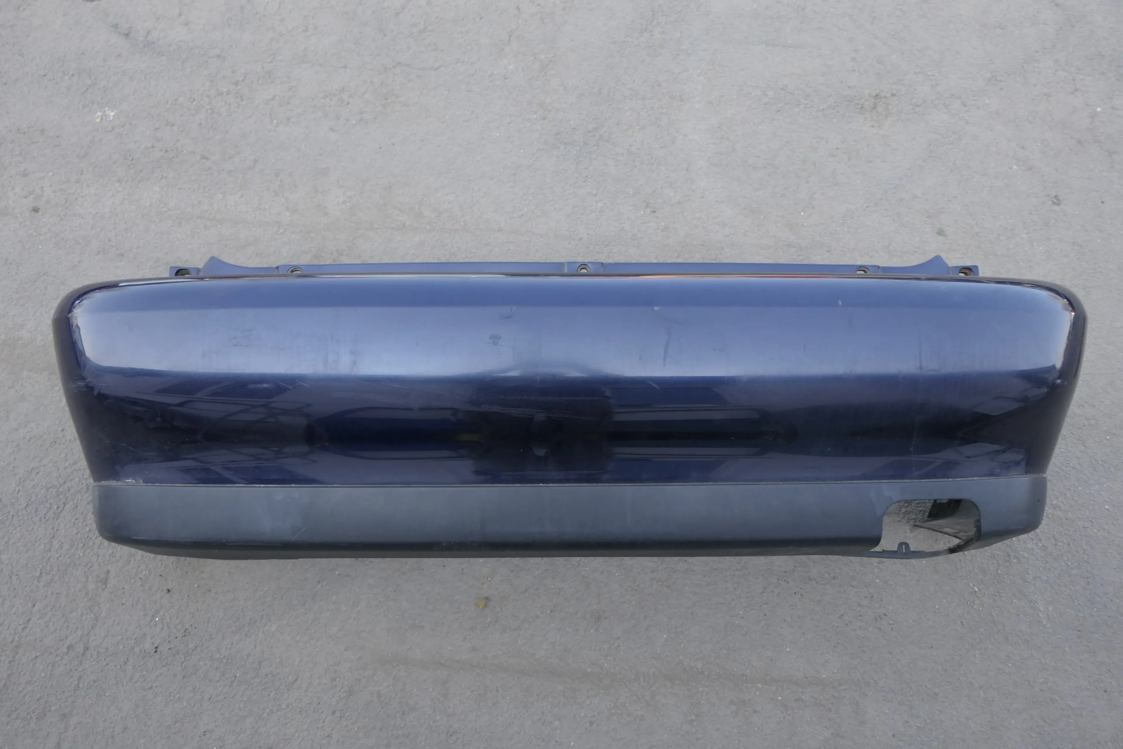 VW Polo Kombi Variant Stoßstange hinten Heckstoßstange blau LN5Y - Bild 1