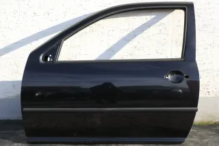 VW Golf 4 Tür vorne links Fahrertür 2/3-Türer schwarz LC9Z metallic xxx - Bild 1