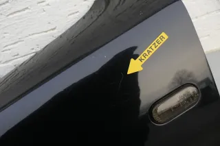VW Passat 3B Kotflügel vorne links schwarz LC9Z metallic DELLE - Bild 5