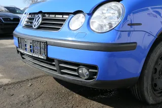 VW Polo 9N Stoßstange Frontstoßstange vorne blau hellblau LA5F SWR - Bild 3