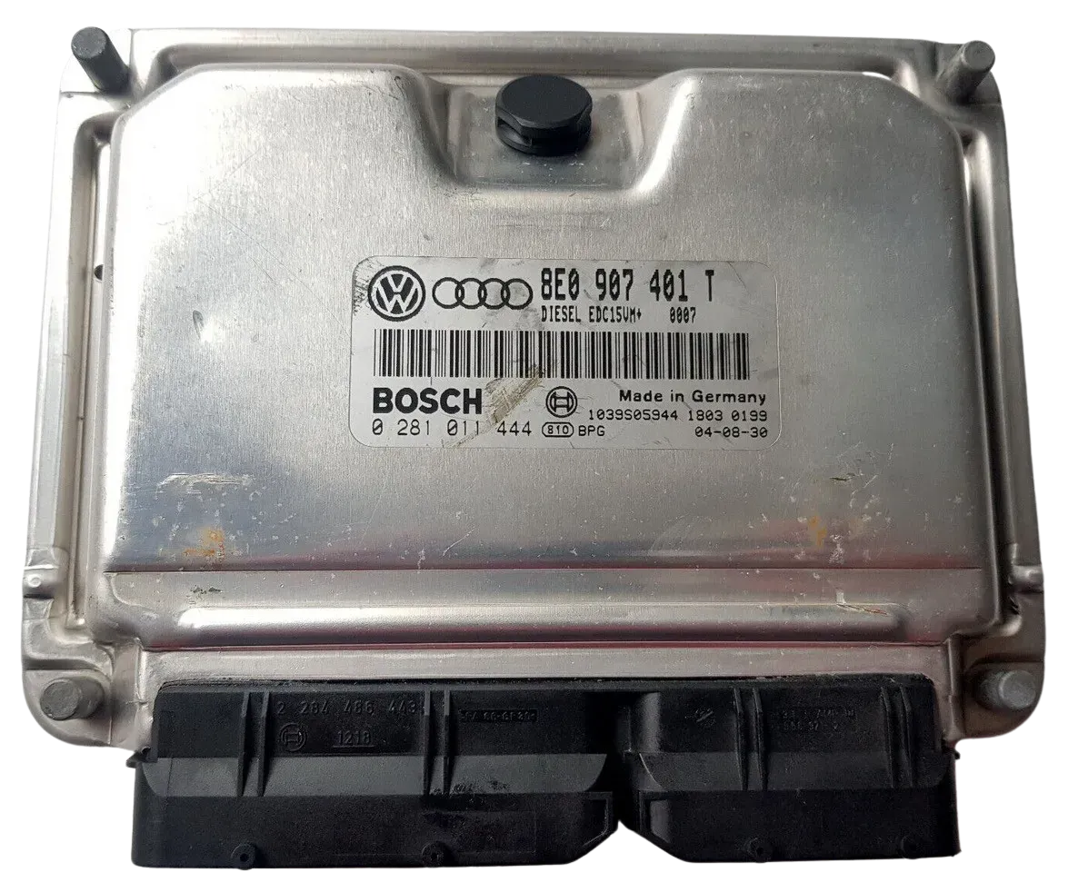 VW Passat 3BG Motorsteuergerät Steuergerät 8E0907401T 2.5 TDI BDH Motor 120kw - Bild 1
