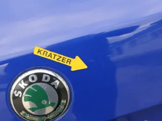 Skoda Fabia 5J Limousine Schrägheck Heckklappe hinten mit Scheibe blau LF5K - Bild 5