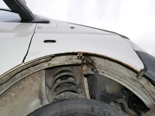 VW T5 7E 2 Facelift Kotflügel vorne rechts weiß R902 7H0821102E - Bild 10