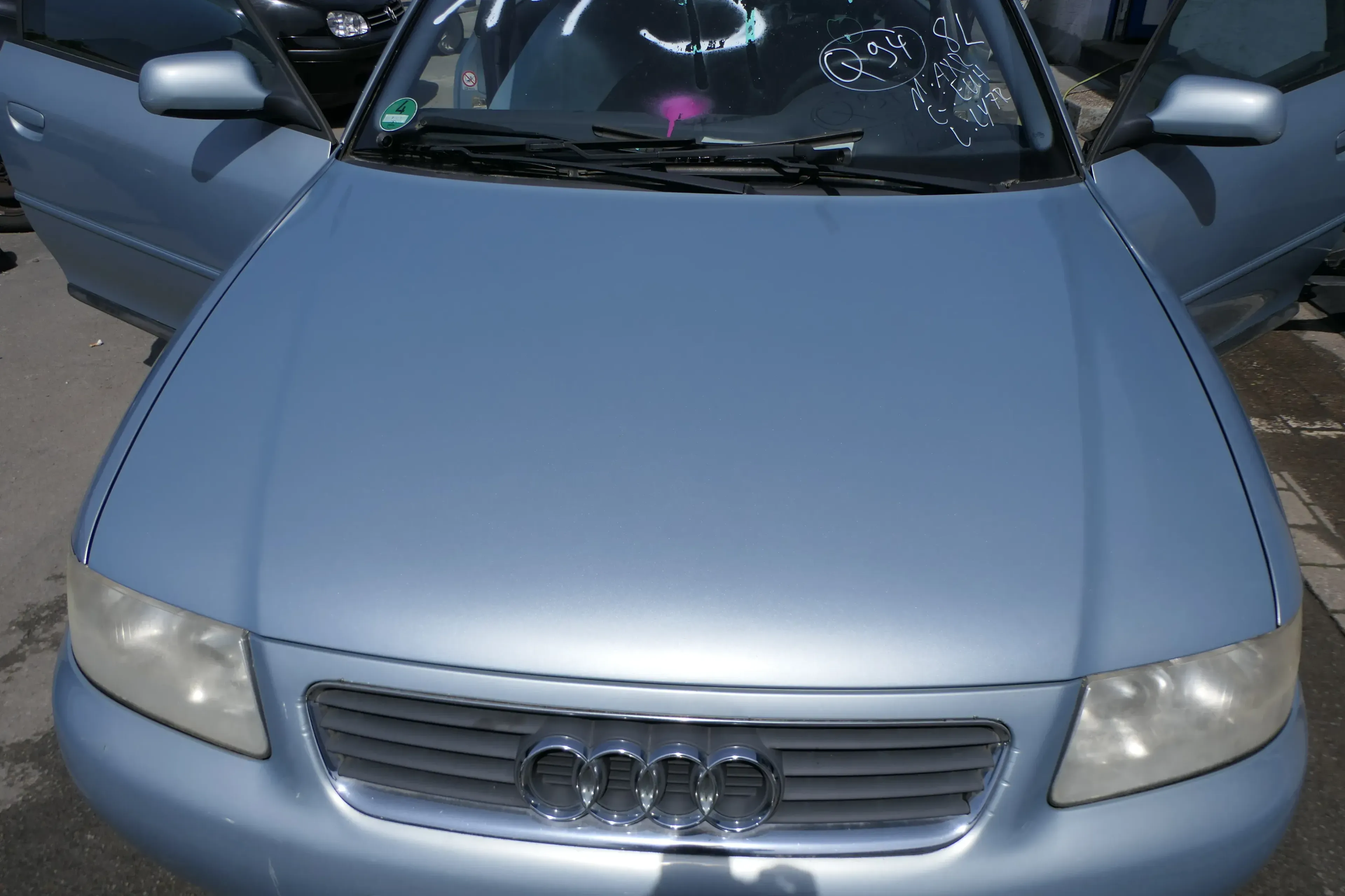 Audi A3 8L Motorhaube Frontklappe Haube blau Kristalblau LY7R auch für Facelift - Bild 1