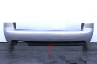 Audi A6 4B Kombi Avant Stoßstange hinten Heckstoßstange Facelift silber LY7W Fa - Bild 1