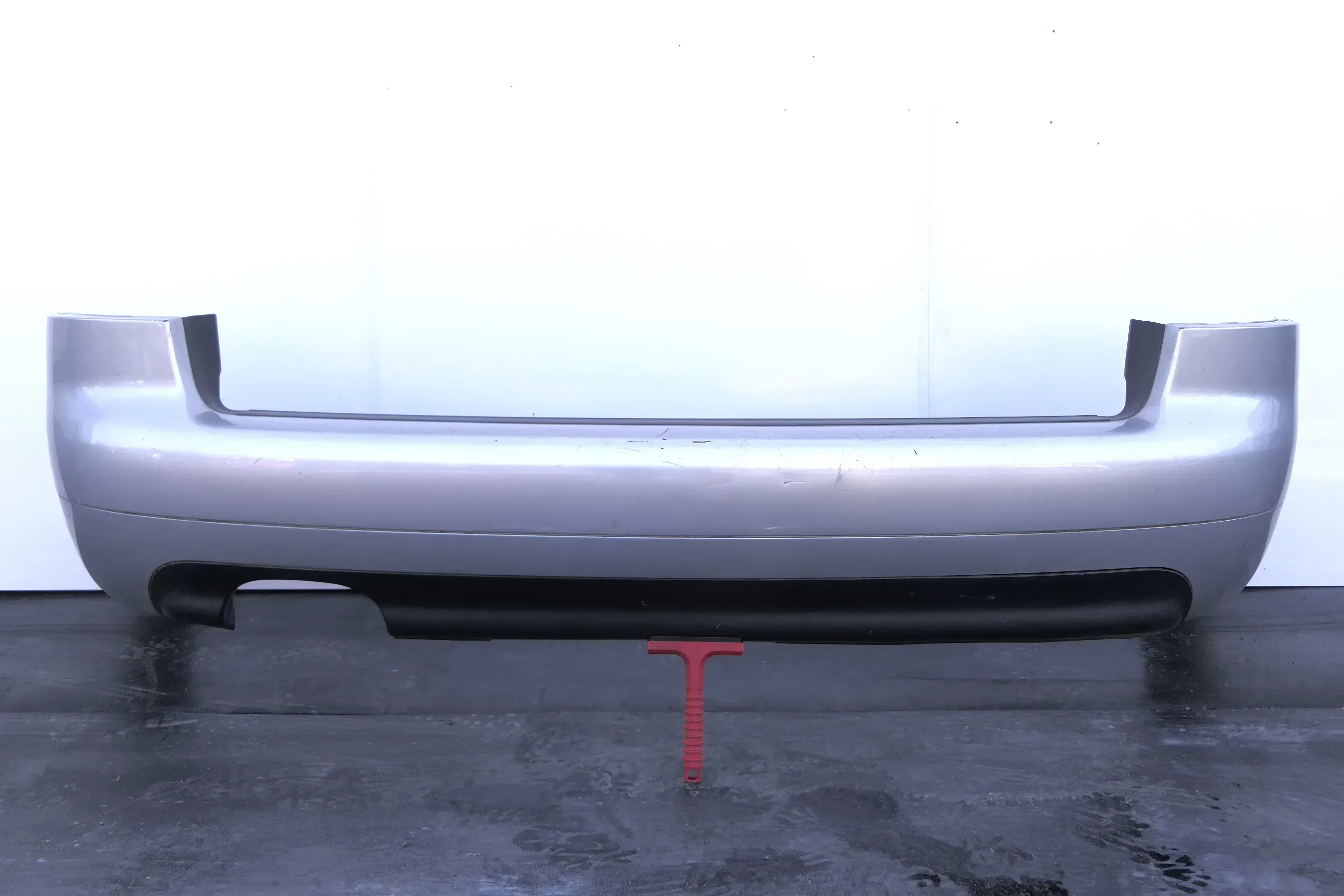 Audi A6 4B Kombi Avant Stoßstange hinten Heckstoßstange Facelift silber LY7W Fa - Bild 1