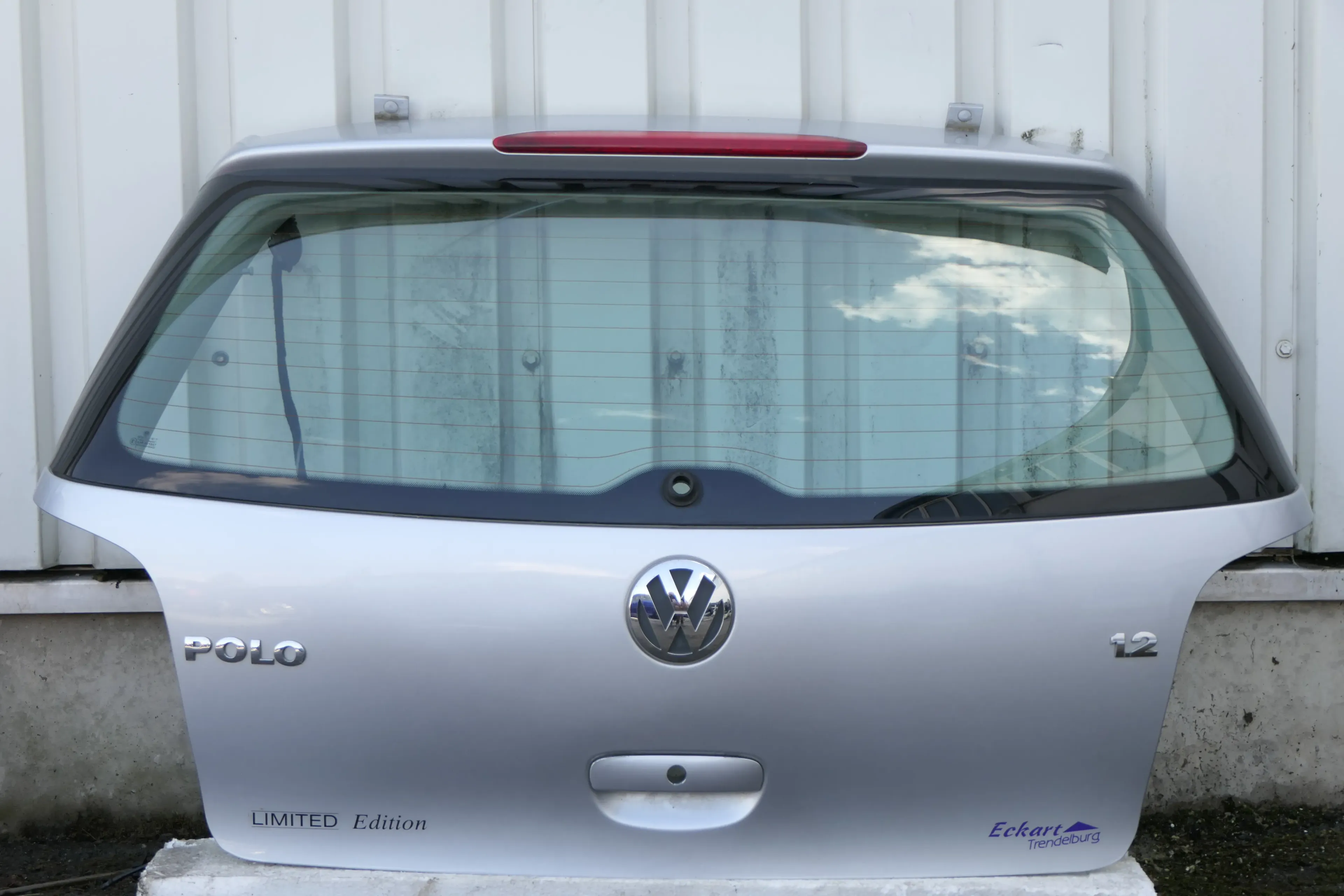 VW Polo 9N Fun Heckklappe Kofferraumklappe Klappe hinten silber LA7W reflexsilbe - Bild 1