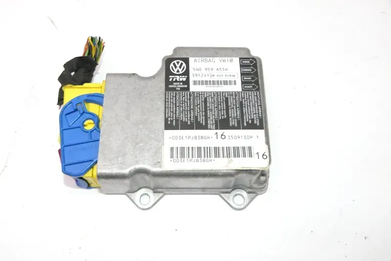 VW Passat 3C Steuergerät Airbag Airbagsteuergerät 5N0959655H 20 H13 S1916 03H - Bild 1