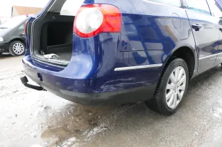 Passat 3C Kombi Stoßstange hinten Heckstoßstange Stoßfänger blau LD5Q PDC - Bild 2