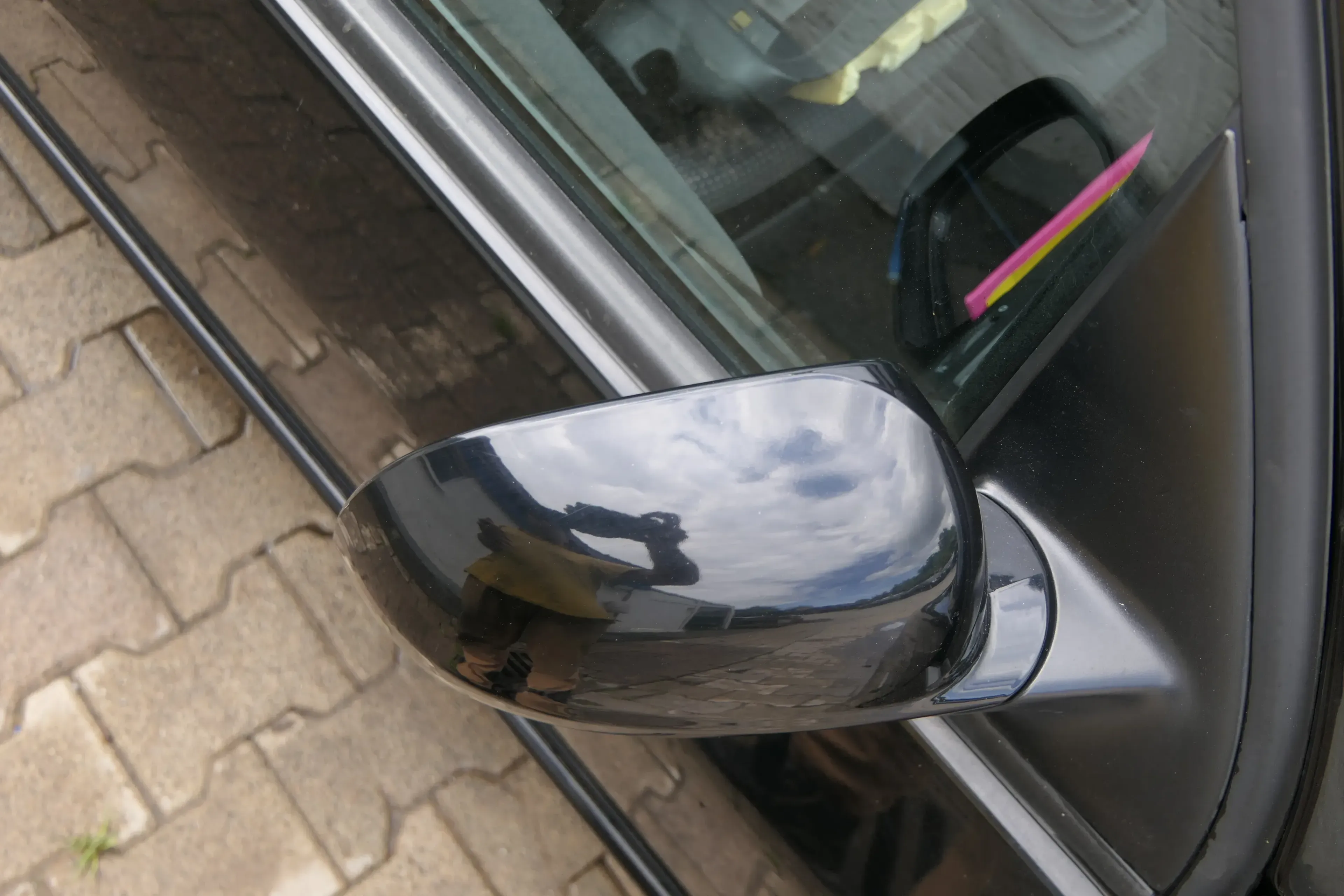VW Lupo Arosa elektrischer Spiegel Außenspiegel rechts schwarz L041 - Bild 1