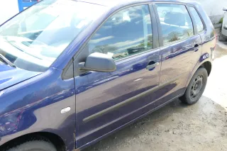 VW Polo 9N 9N3 Tür vorne links Fahrertür 4/5-Türer blau LB5N ohneAnbauteile - Bild 3