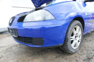 Seat Ibiza 6L Stoßstange Frontstoßstange vorne blau LS5G bis caAnfang2006 - Bild 5