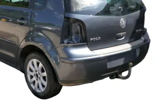 VW Polo 9N 9N3 Stoßstange Heckstoßstange hinten grau LC7V - Bild 2