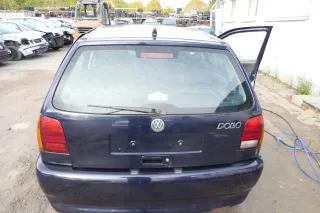 VW Polo 6N Heckklappe Klappe hinten Kofferraumklappe mit Scheibe blau LC5H - Bild 1