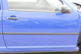 VW Golf 4 Tür vorne rechts Beifahrertür 2/3-Türer blau LW5Z - ohne Anbauteile - Bild 3