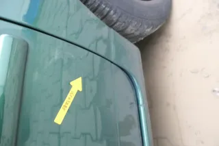 VW Lupo Seat Arosa Tür vorne rechts Beifahrertür grün LA6N (für elektr.Fenst - Bild 7