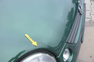 VW Lupo Motorhaube Klappe Frontklappe Haube vorne grün LA6N - Bild 3