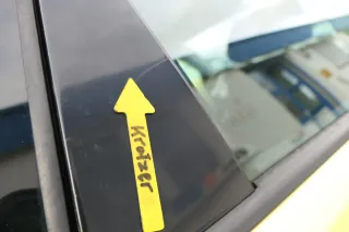 VW Polo 9N 9N3 Tür hinten rechts 4/5-Türer gelb LD1B - ohne Anbauteile - Bild 2