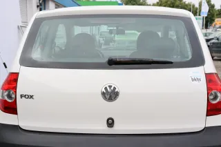 VW Fox 5Z Heckklappe Kofferraumklappe Klappe hinten + Scheibe weiß LB9A ohneAnba - Bild 1