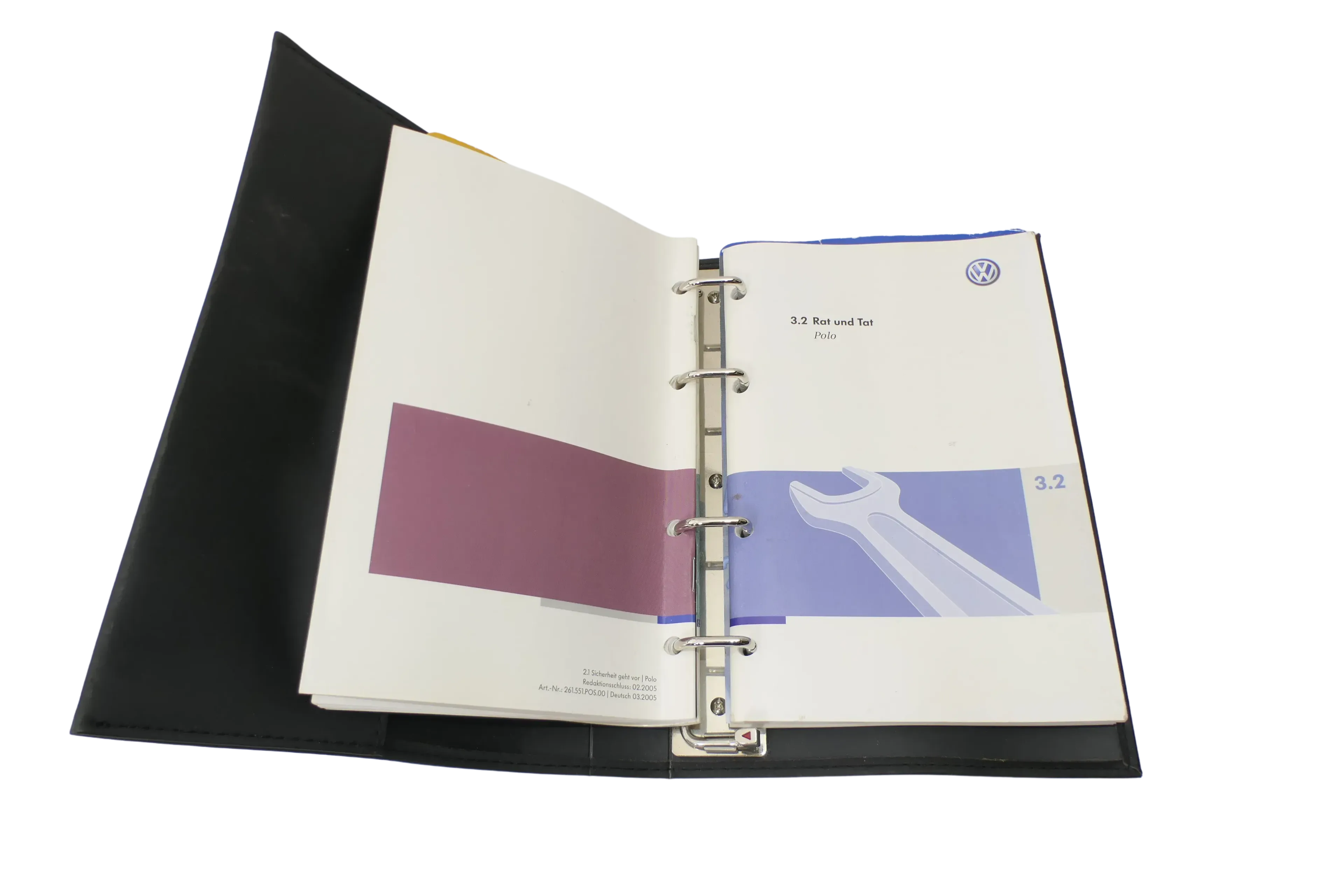 VW Polo 9N Bordbuch Bordmappe mit Bedienungsanleitung Anleitung Beschreibung - Bild 1