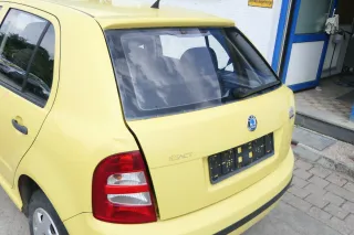 Skoda Fabia 6Y6 Schrägheck Heckklappe Kofferraumklappe hinten gelb LF1R Scheibe - Bild 3